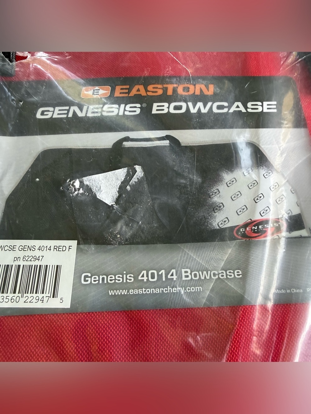 Easton Genesis Bow Case Red 4014